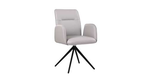 Scaun Nevada rotativ piele Grey
