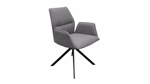 Scaun Orchid textil Barrel Grey