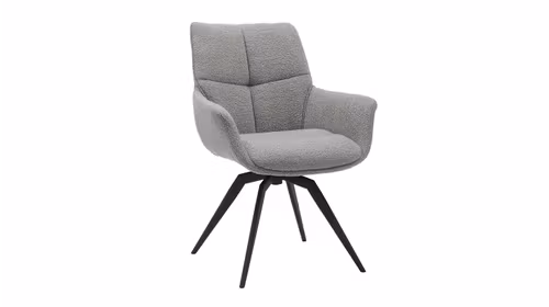 Scaun rotativ Jupiter textil Grey