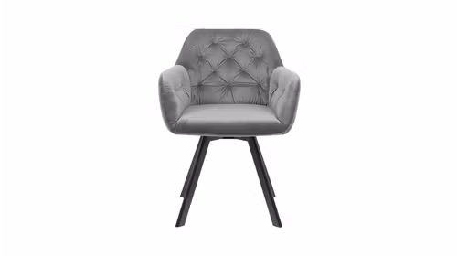Scaun rotativ Narvi catifea Dark Grey