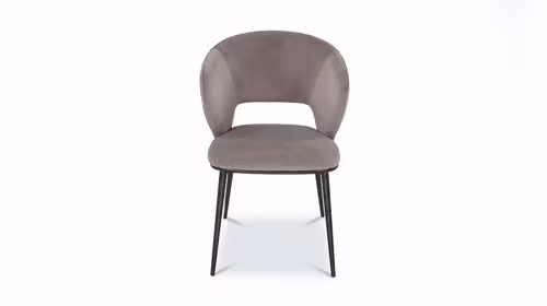 Scaun Savvy catifea Maris Momo Grey