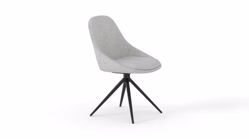 Scaun Zuma textil Lena Grey 451
