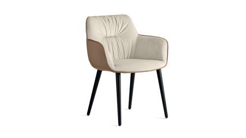 Scaun Cocoon Matt Black/Venice Hemp/Antelope Brown