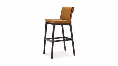 Scaun de bar Sofia A Wenghe/Cognac