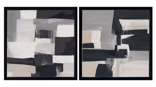 Set 2 Tablouri Dark Shades 40x40