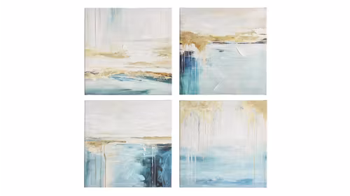 Set 4 Tablouri Ocean Rain 30x30
