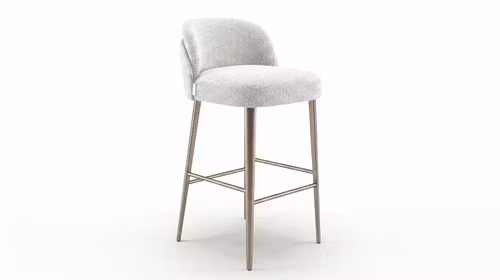 Scaun de bar Sion textil Dansk Cream