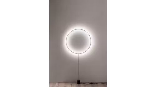Lustra Slick Su Round Led Black Mat 28W