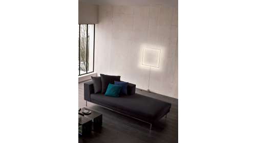 Lustra Slick Su Square Led Gold Mat 37W
