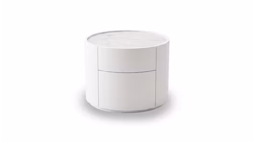 Noptiera Stoccolma Bianco Neve Opaco/Nobilitato Michelangelo