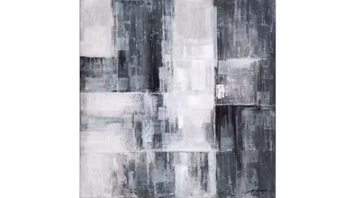 Tablou Grey Blocks 100x100