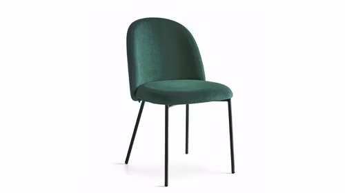 Scaun Tuka Matt Black/Mat Forest Green