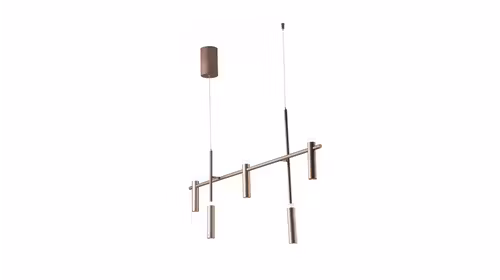 Lustra Candle LED Bronze, produs expus, cu design elegant si finisaj Bronze.