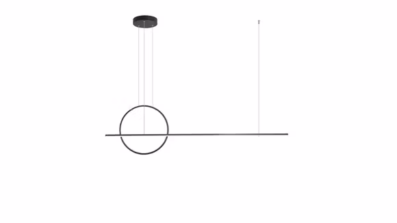 Lustra Giotto LED 49W Matt Black