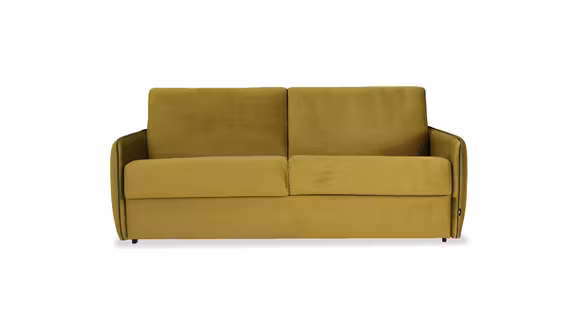 Canapea extensibila 3 locuri Maxi Jennifer Velvet Tiffany Olive