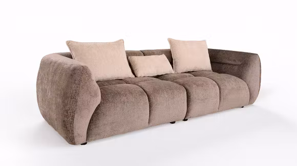 Canapea Saint Tropez 3 locuri textil Misolo Dark Grey