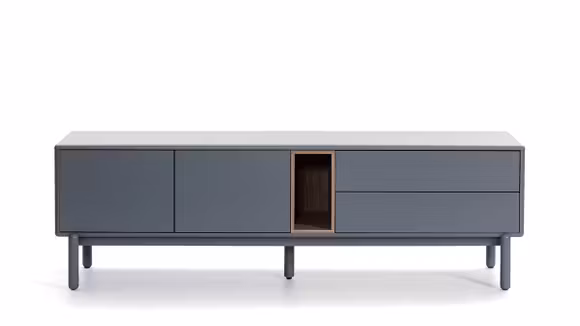 Comoda TV Corvo Pearl Grey 180 cm