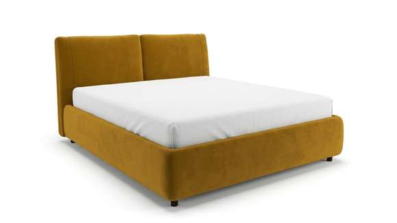 Pat Vera Advance Mustard 180x200 + Extra husa Grey Elephant cadou