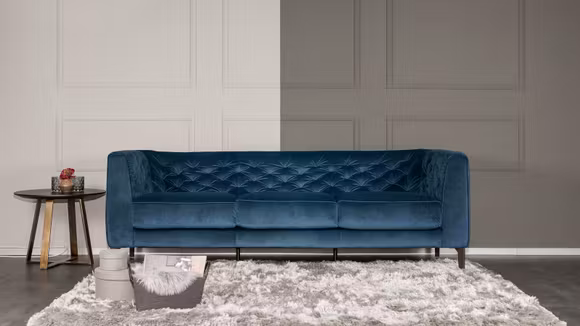 Canapea Liniara 3 locuri Maxi Piacere Brezza Dark Blue - Expus