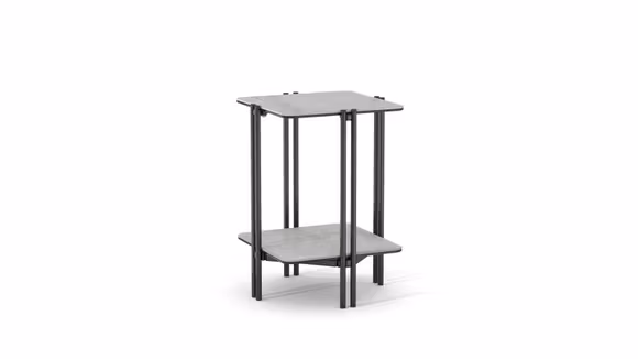 Masuta de cafea Amanita cu blat TL-102 si structura Dark Bronze pentru living modern.