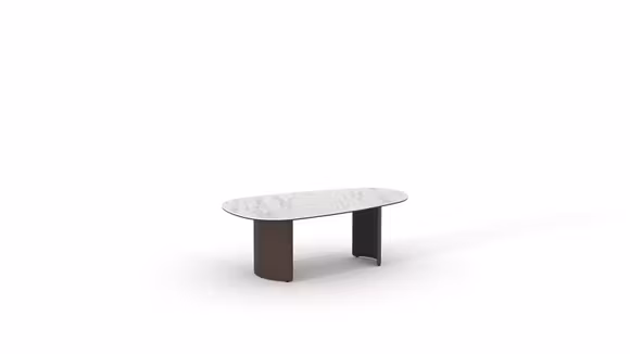 Masuta de cafea Amanita cu blat TL-102 si structura Dark Bronze pentru living modern.