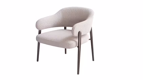 Scaun Belva textil Dansk Dust + Lux Bronze