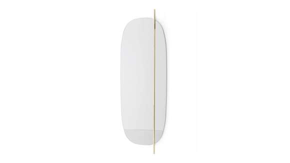 Oglinda ovala Vanity Polished Brass