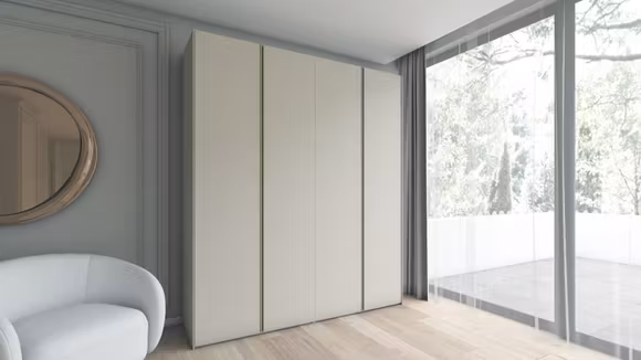 Dressing Uno Batant Cotone Opaco+Maner R1 Perla Platino Opaco 213 cm - Expus