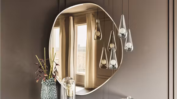 Oglinda Hawaii Glass Bronze Mirrored 128x128 - Expus