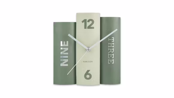 Ceas de masa Book Green