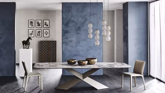 Masa Tyron Keramik Titanium/Breccia 200x120