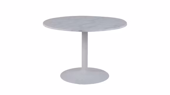 Masa rotunda Tarifa White/White 110 cm