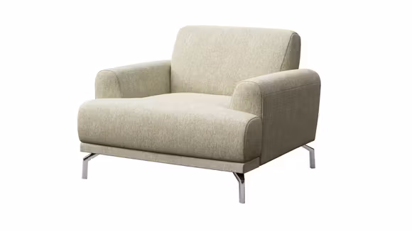 Fotoliu Pavia Light Beige, produs expus, cu design elegant si nuanta luminoasa.