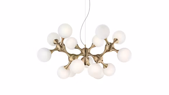 Lustra Nodi SP15 Ottone Satinato