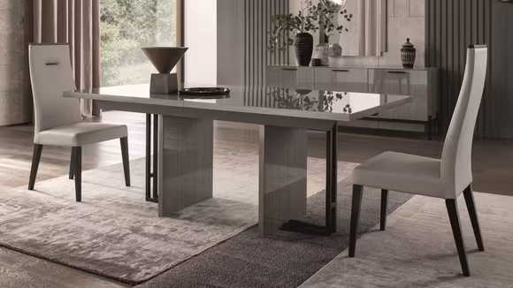 Set 2 Scaune Novecento Ecopiele Grey