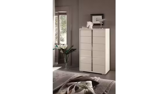 Comoda inalta Imperia White High Gloss