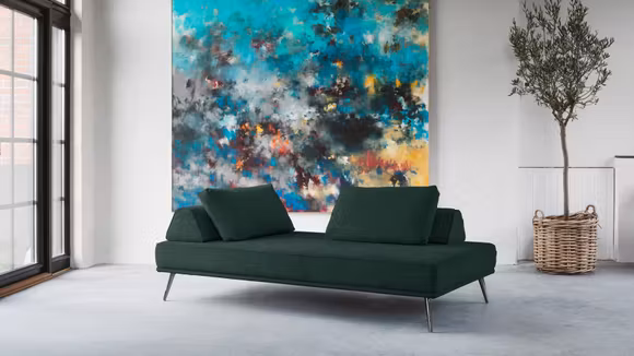 Canapea liniara 2 locuri Alexa Paris Emerald