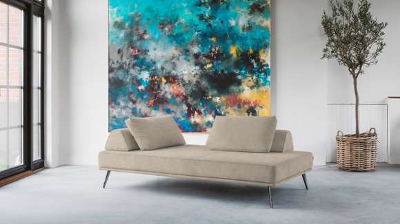 Canapea liniara 2 locuri Alexa Paris Light Beige