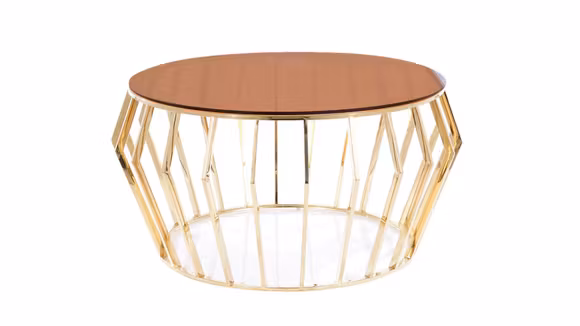 Masuta de cafea Claire Gold 80 cm