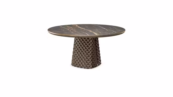 Masa rotunda Atrium Premium ceramica Bronze/Matt Portoro 160 cm