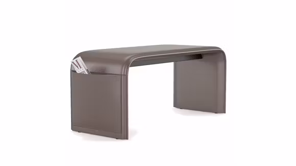 Detaliu cusaturi banca Shape Taupe