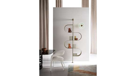 Biblioteca Tiffany Perla Beige 230/238 cm
