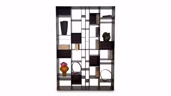 Biblioteca Latitude Bronze 100 cm, cu design modern si finisaj elegant pentru living sau birou.