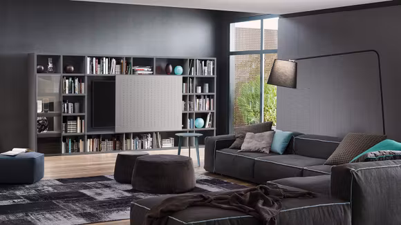 Biblioteca My Space Moka Shine/Matt Arena - Expus