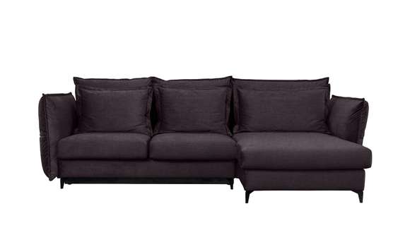 Canapea extensibila L, tapiterie Lavanda S1, living modern