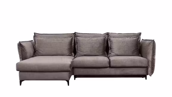 Canapea de colt extensibila Eva Boston Trufa S1, stanga
