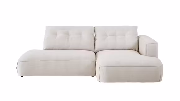 Canapea cu sezlong Ganni textil Top Bej deschis, dreapta
