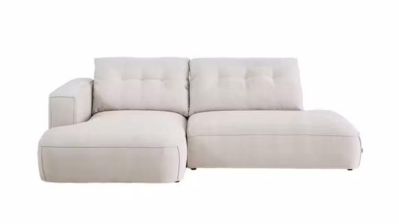 Canapea cu sezlong Ganni textil Top Bej deschis, stanga