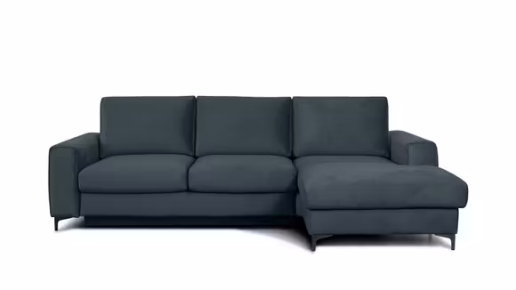 Canapea de colt extensibila Bella Piano Grey S3, dreapta