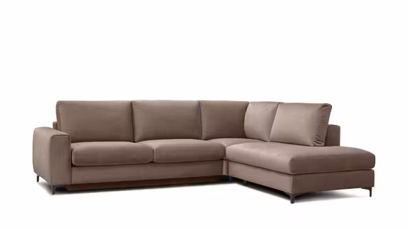 Canapea de colt extensibila Bella Salvador Dark Beige S1, dreapta
